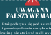 Uwaga na fałszywy adres e-mail!